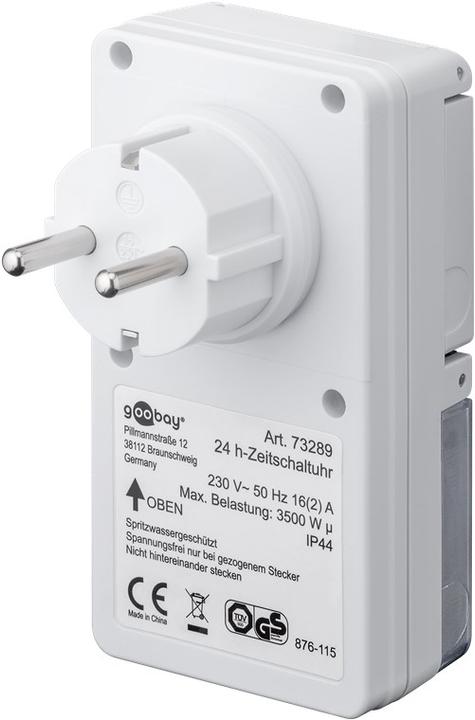 Actual product image Goobay Analog timer IP44