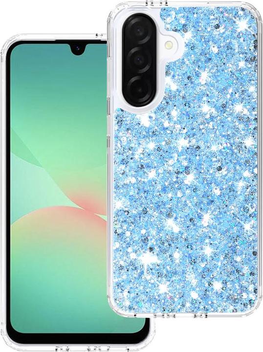 Actual product image Techsuit - Sparkly Glitter - Samsung Galaxy A26 5G - Blue (Samsung Galaxy A26)