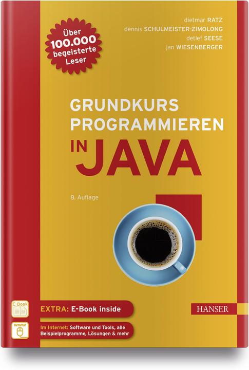 Produktbild Grundkurs Programmieren in Java (Deutsch, Jan Wiesenberger, 2018)