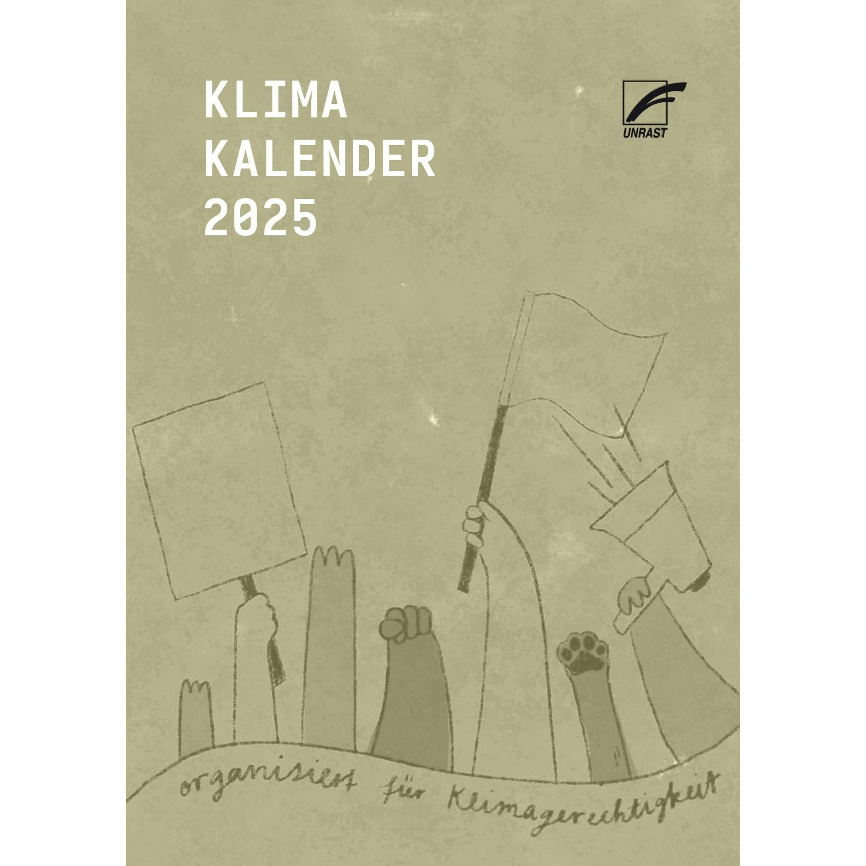 Unrast, Agenda, KLIMA KALENDER 2025 (Deutsch)
