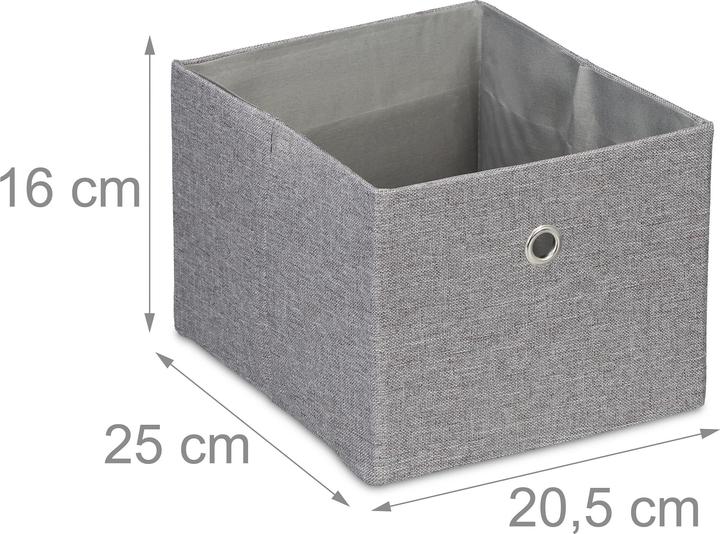 Image du produit Relaxdays 2x boîte de rangement (20.5 x 25 x 16 cm, 8 l)