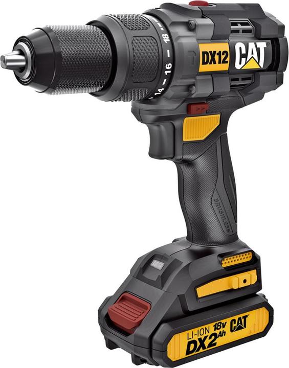 Cat DX12 drill 2000 RPM Black (Rechargeable battery operated)