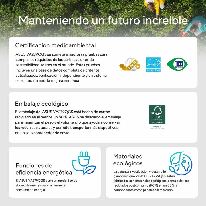 Image du produit ASUS Eye Care VA279QGS 68.6cm (16:9) FHD (1920 x 1080 pixels, 27")