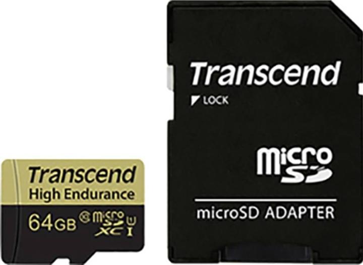 Productafbeelding Transcend Hoog uithoudingsvermogen (16 GB, microSDHC, U1, UHS-I)