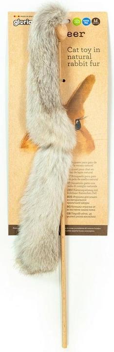 Actual product image Gloria Cat stick Niemeyeer wooden plush toy worm (Plush toy cat)