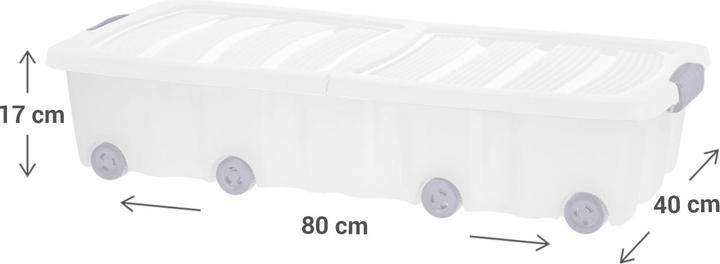 Produktbild Orion Unterbett-Box mit Rollen (37 cm, 1x)