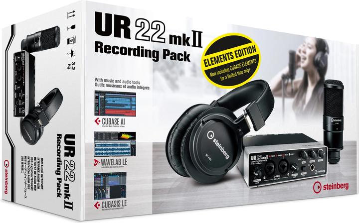Actual product image Steinberg UR22mkII Recording Pack Elements Edition (USB)