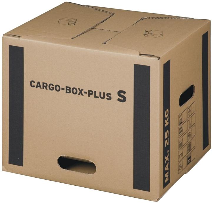 Smartboxpro Umzugskarton "CARGO-BOX-PLUS S", braun (1 Stk., 40 x 32 x 32 cm)