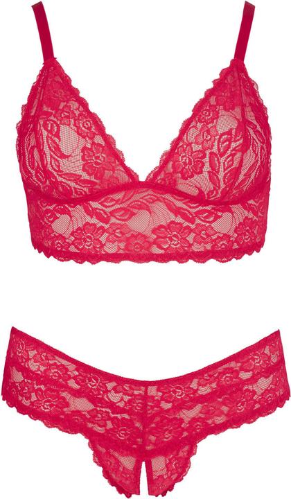 Image du produit Cottelli Collection Soutien-gorge et string ouvert (XL)
