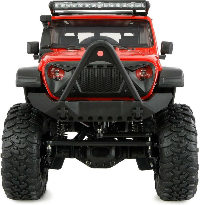 Produktbild Amewi RC Crawler Mini-Crosstrailer AMXRock 4WD 1:16 RTR rot (RTR Ready-to-Run)