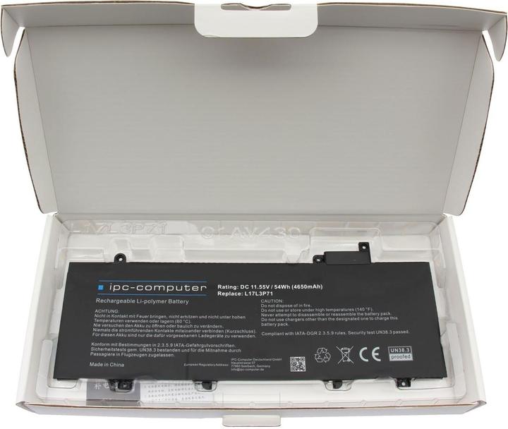 Produktbild IPC 01AV478 (3 Zellen, 4650 mAh)