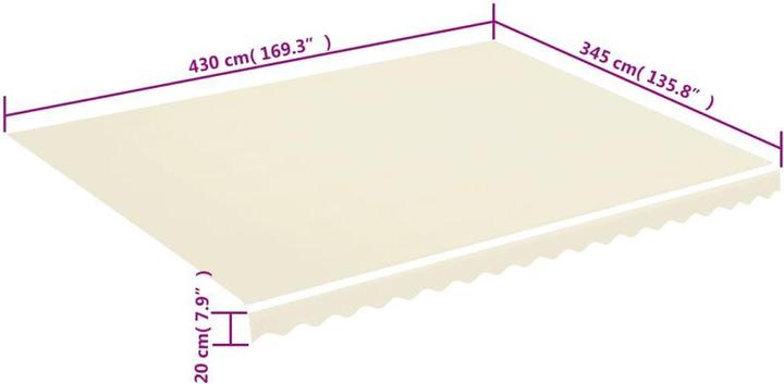 Actual product image vidaXL Lybed (450 x 350 cm)