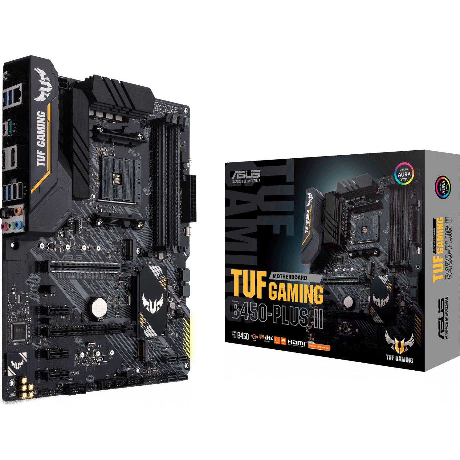 ASUS TUF GAMING B450-PLUS II (AM4, AMD B450, ATX) (TUF GAMING B450-PLUS II)