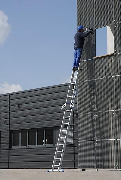 Immagine prodotto Krause Scala scorrevole professionale STABILO + S, combinazione gradini / pioli, 2 x 9 (Scala singola, 270 cm)
