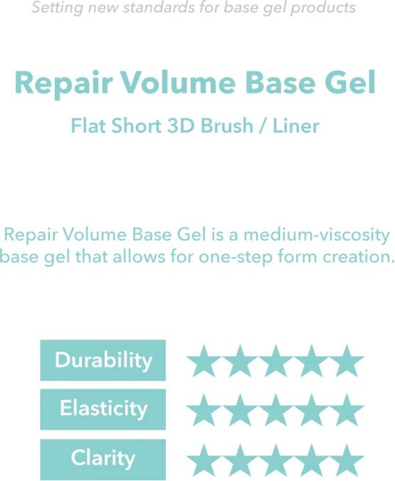 Produktbild Crear Repair Volume Base (Wide Brush) - 10g (Clear, Gel-Effekt Nagellack)
