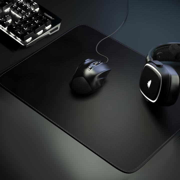 Produktbild Titanwolf Gaming Mauspad, Speed Gaming Mausmatte 280 x 200mm, Mousepad mit gummierter Rückseite, schwarz