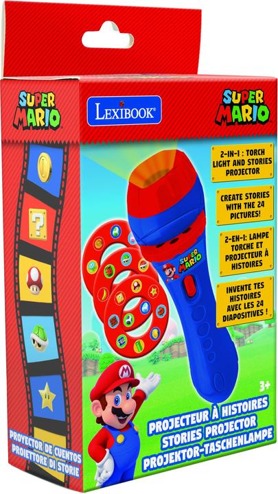 Actual product image Lexibook Super Mario Story Projector and Flashlight
