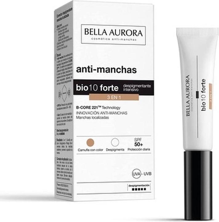 Produktbild Bella Aurora BIO 10 FORTE 3 en 1 corrector local SPF50 10 ml