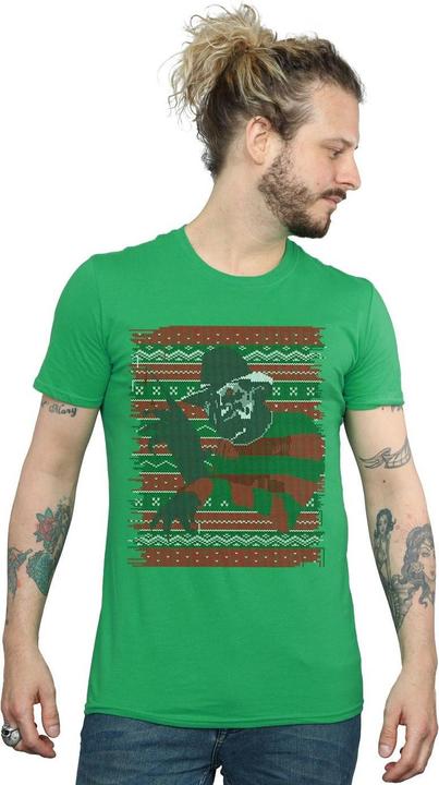 Image du produit Absolute Cult - T-shirt CHRISTMAS FAIR ISLE - Homme (S)