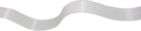 Flachbandk. 28AWG 25pol RM1,27 grau 30,5m
