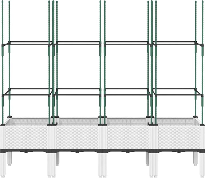 Actual product image VidaXL Planter with trellis PP