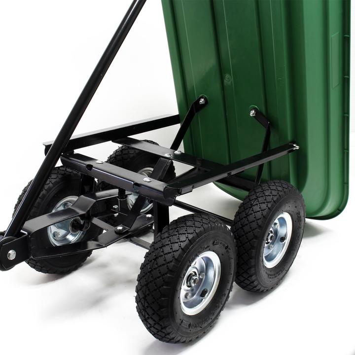 Produktbild Wiltec Gartenwagen Kippfunktion 200kg Handwagen 50l Bollerwagen Transportwagen