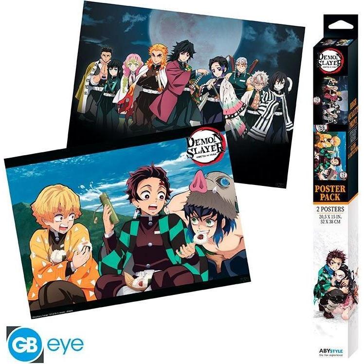 ABYstyle, Bilder, Demon Slayer Set 2 Chibi Posters - Series 2 (52x38) (52 x 38 cm)