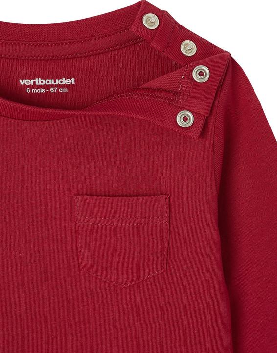 Actual product image Vertbaudet 3er-Pack Baby Shirts BASIC aus Bio-Baumwolle (92)