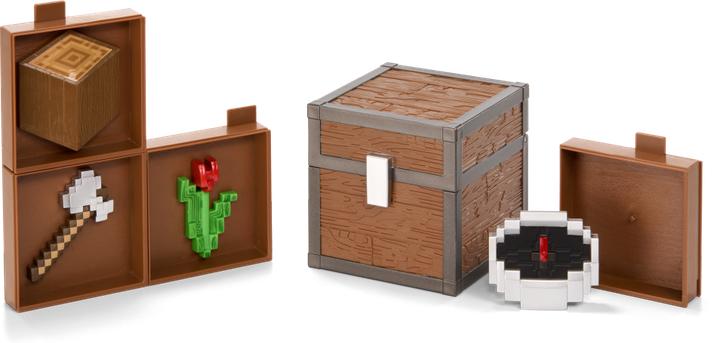 Actual product image Noble Collection Minecraft Loot Chest Forest 10 cm