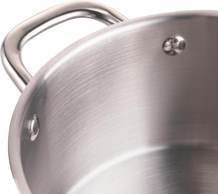 Produktbild Galileo SiChef 15Piece Cookware Set Stainless Steel 180 Induction Stainless Steel (Bratpfanne, Kochtopf, Edelstahl, 16 x 8.50 cm)