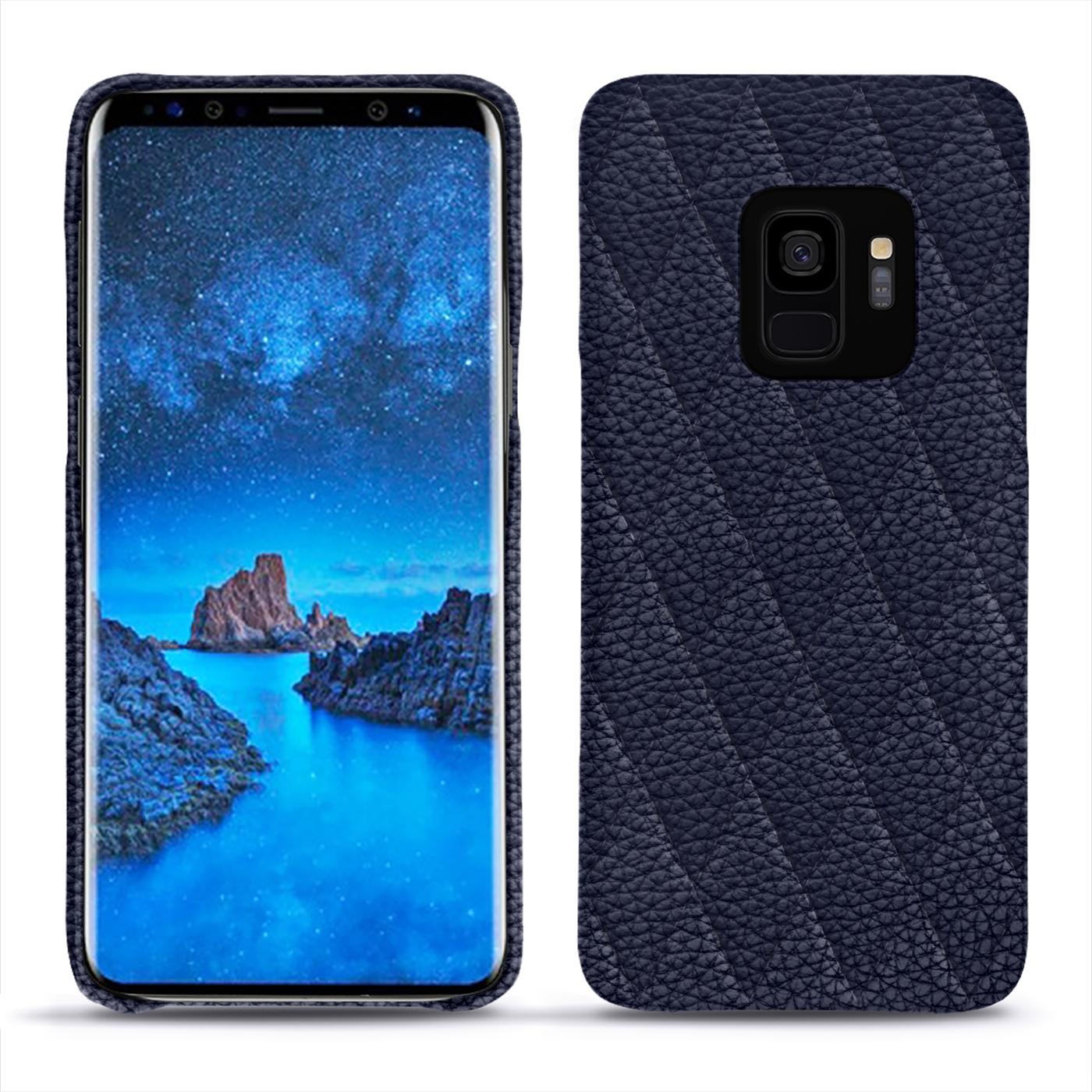 Noreve Lederschutzhülle (Samsung Galaxy S9), Smartphone Hülle, Violett