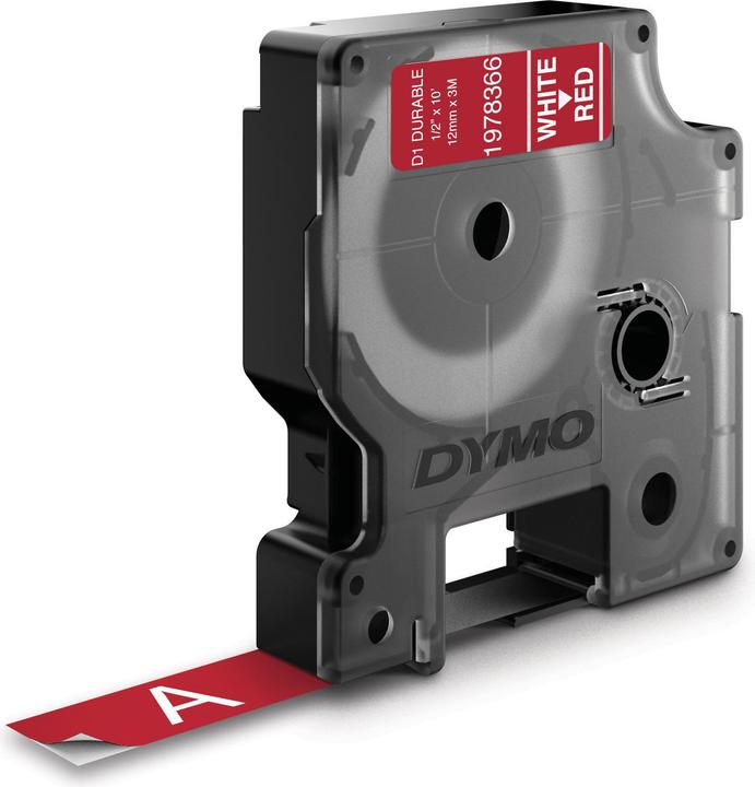 Produktbild Dymo D1 Hochleistungsbänder (1.20 cm, Rot)