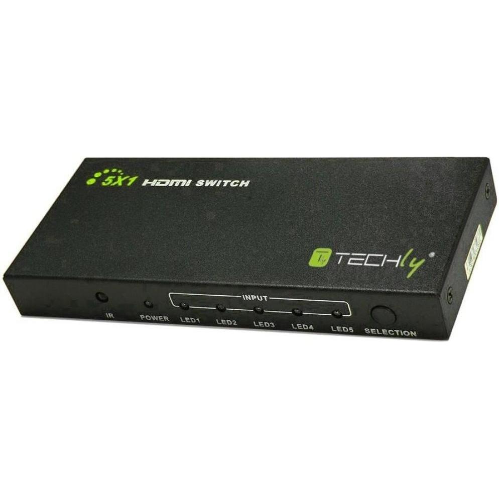 Techly HDMI Switch 4K UHD 3D Wege, Switch Box