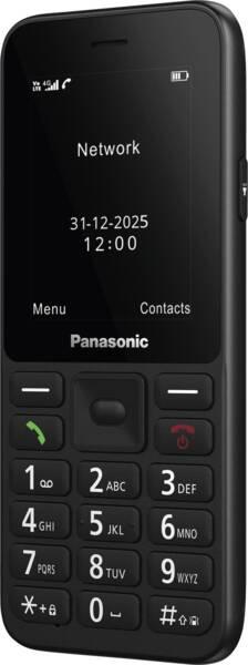 Actual product image Panasonic 4G Essentials Mobiltelefon KX-TU260 - Schwarz (2.40", 0.30 Mpx)
