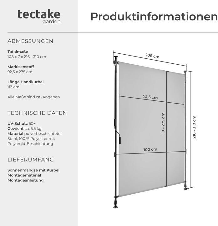Image du produit tectake Taija (1.08 m)