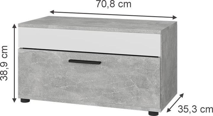 Produktbild Vicco Berno (70.80 x 35.30 x 38.90 cm)