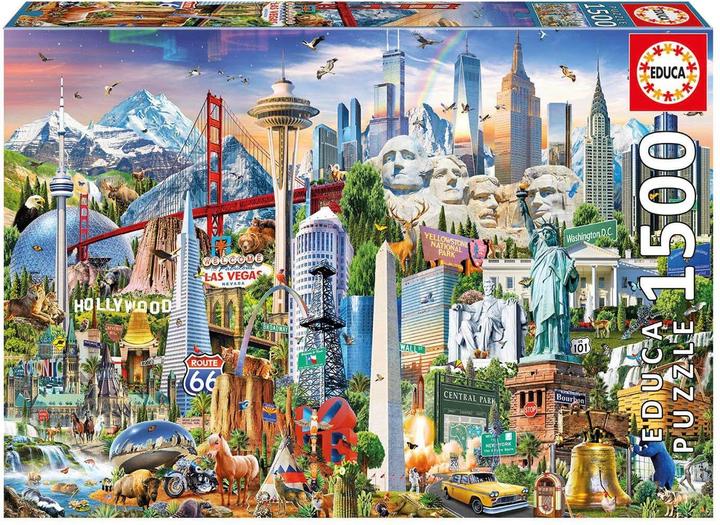 Produktbild Educa Symboles D'amerique Du Nord (1500 Teile)