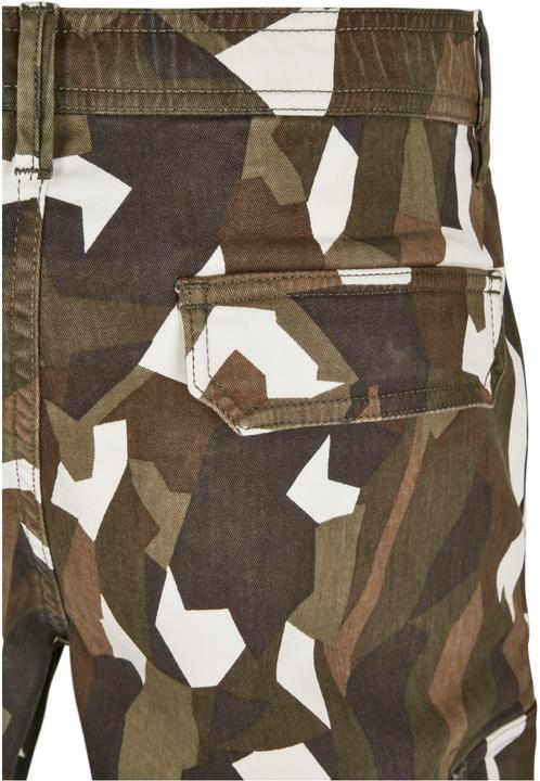 Produktbild Urban Classics Geometric Camo Stretch Twill Cargo Shorts (38)
