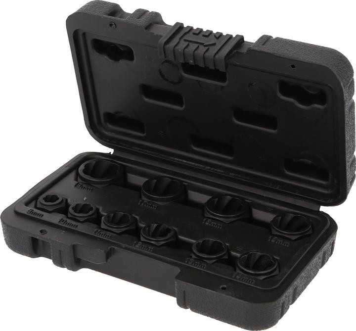 Actual product image KS Tools Spiral profile socket nutn set, 10 pcs, M8-M19