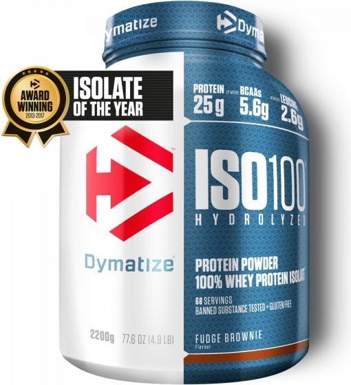 Actual product image Dymatize Iso 100 (Brownie, 1 pcs., 2264 g)