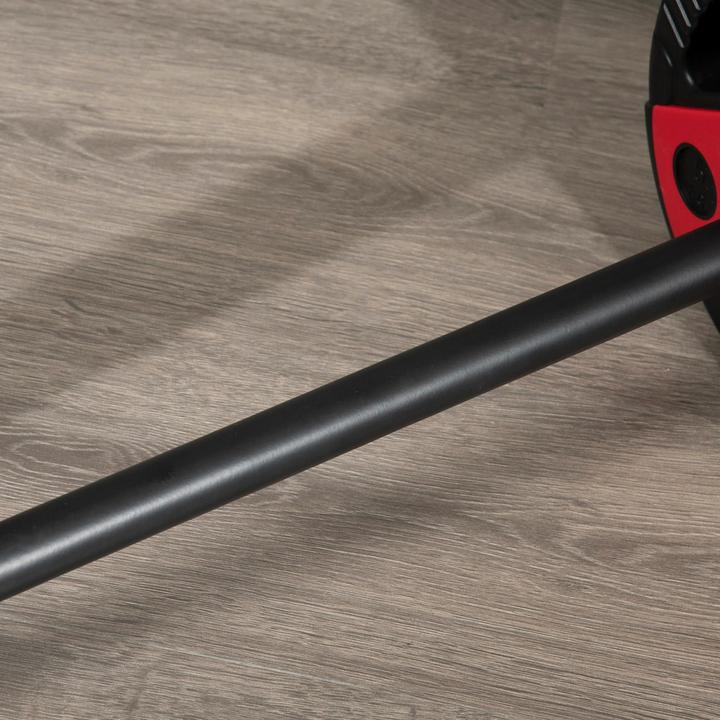 Actual product image Homcom Barbell set 20 kg, incl. 6 weight plates, non-slip bar, black+red (2 x 5 kg)