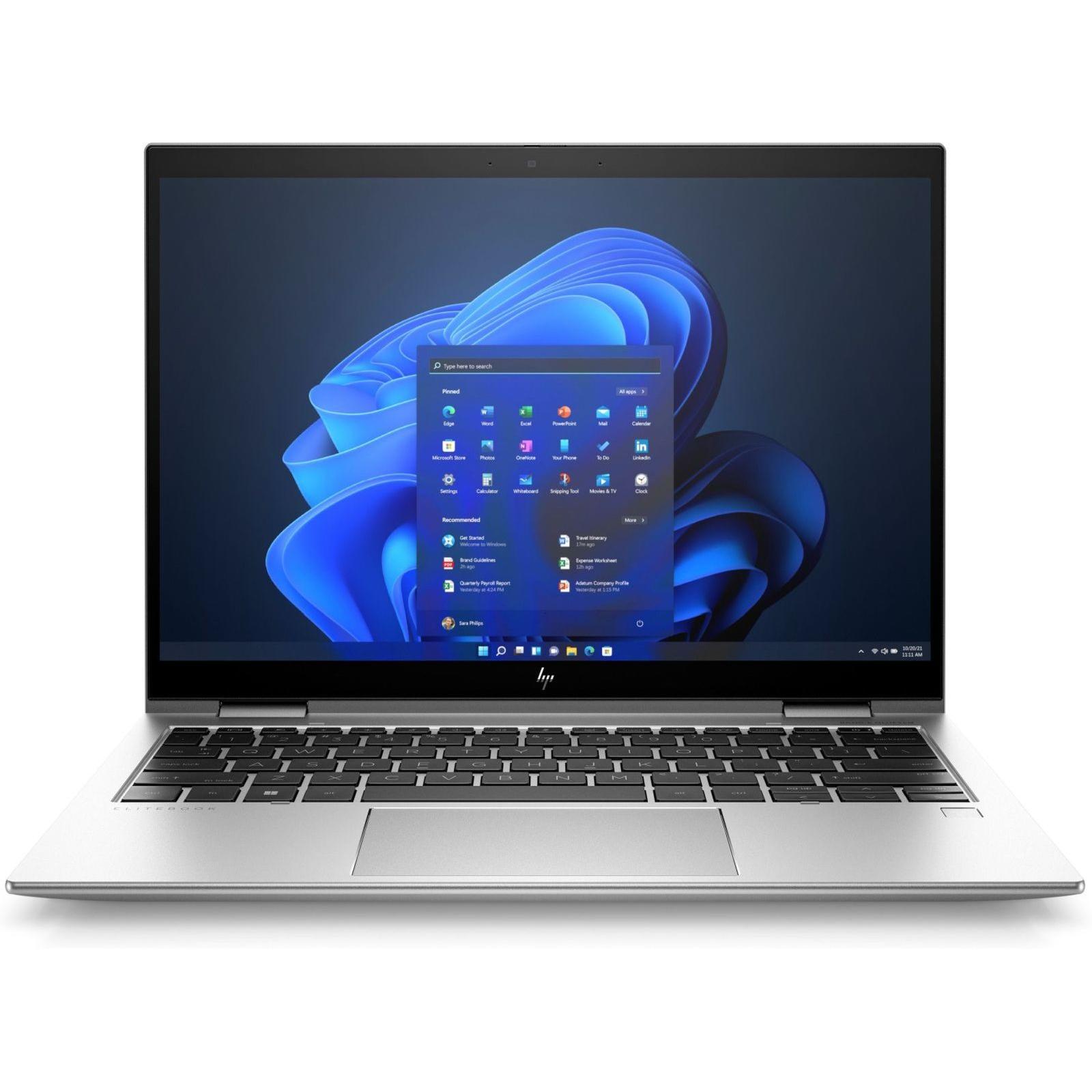 HP Elite x360 830 G9 (13.30", Intel Core i5-1235U, 8 GB, 256 GB, DE), Notebook, Silber