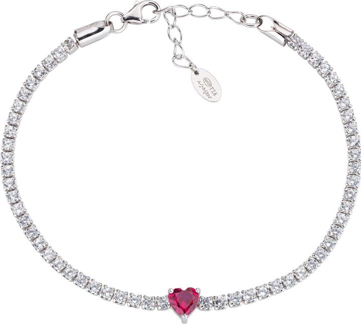 Amen Ti Amo Tennis Armband (19 cm, Silber 925)