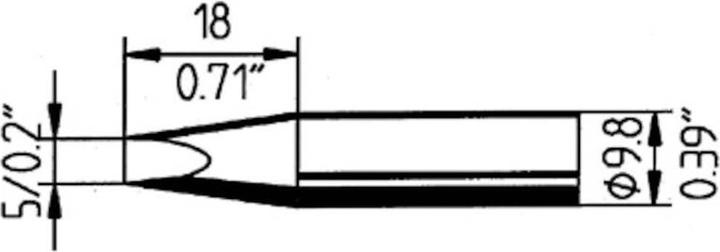 Produktbild Lötspitze bleifrei 832VDLF (Lötspitze)