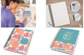 Actual product image Sigel Jolie spiral notebook (A5, Dotted, Hardcover)