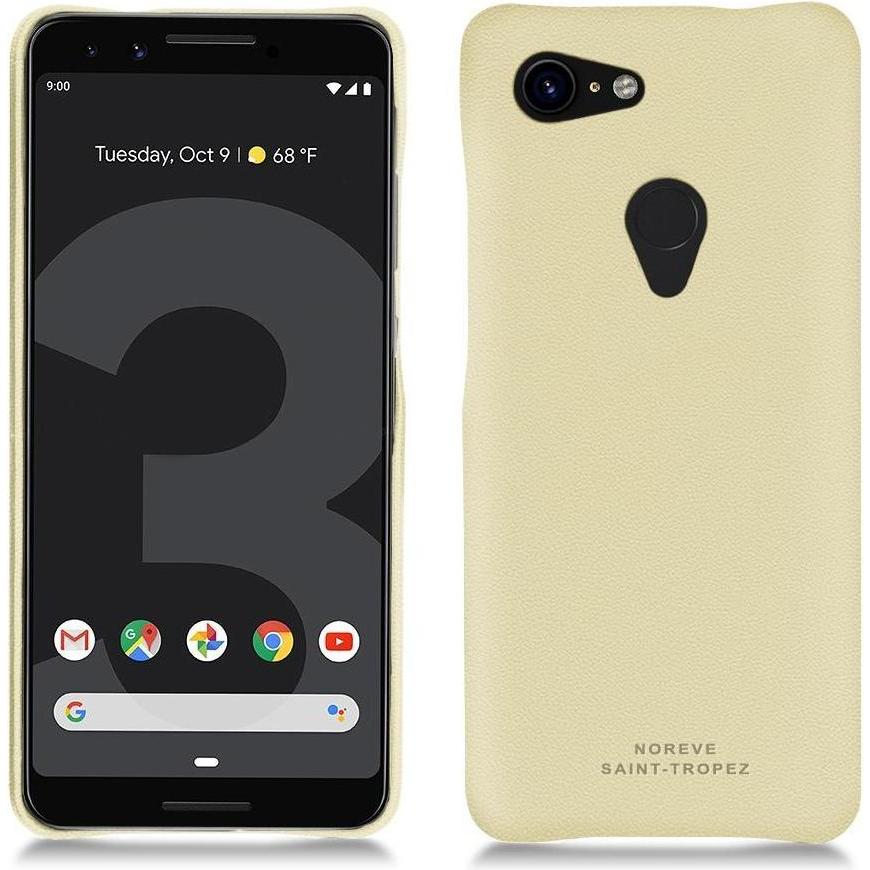 Noreve Lederschutzhülle (Google Pixel 3), Smartphone Hülle, Beige
