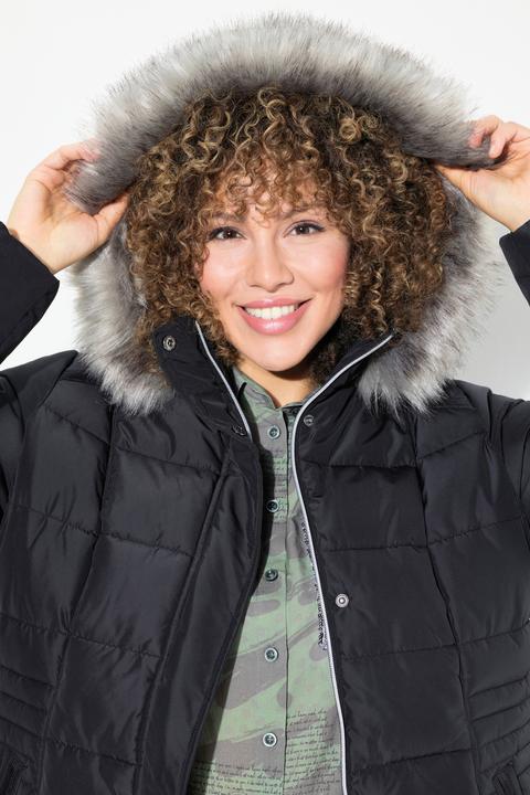 Produktbild Ulla Popken HYPRAR Funktions-Steppjacke, wasserabweisend, Kapuze (46, 48)
