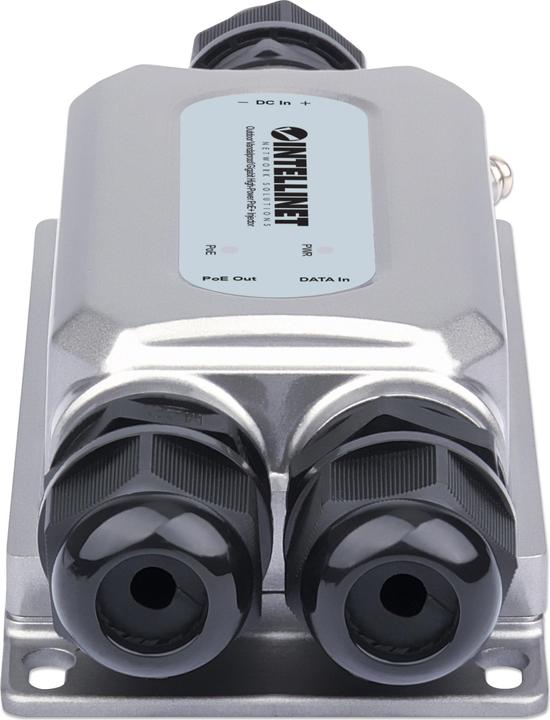Actual product image Intellinet Outdoor Gigabit High-Power PoE+ Injector with Vandal Protection (802.3at (PoE+), 30 W)