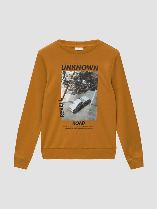 S.Oliver Sweatshirt Sweatshirt mit Fotoprint (L)