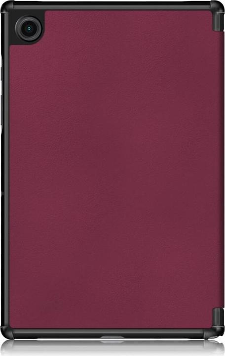 Productafbeelding Cover-Discount Galaxy Tab A7 Lite - Drievoudige Smart Case wijnrood (Galaxy Tab A7 Lite)